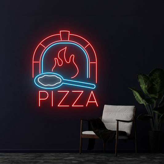 Pizza Neon Sign Pizza Led Light Italy Fast Food Room Wall Decor