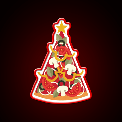 Pizza On Earth Vegetarian Version Fast Food Led Neon Sign For Burger Place Rgb Color - Shineneon