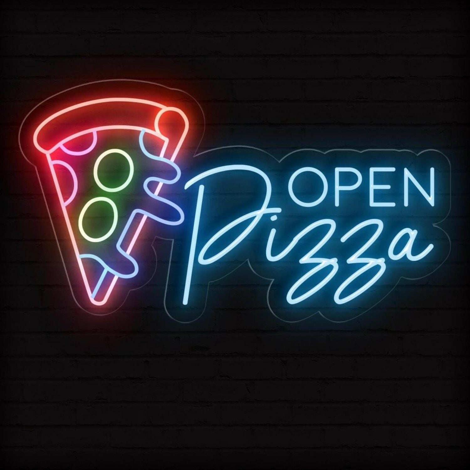 Pizza Open Neon Sign Light Up Led Light | Shineneon