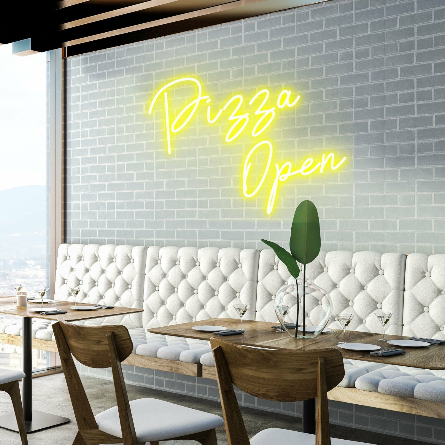Pizza Open Welcome Pizza Lovers With Bright Neon | Shineneon