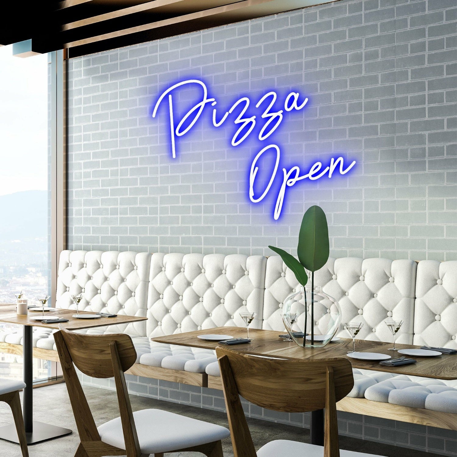 Pizza Open Welcome Pizza Lovers With Bright Neon | Shineneon