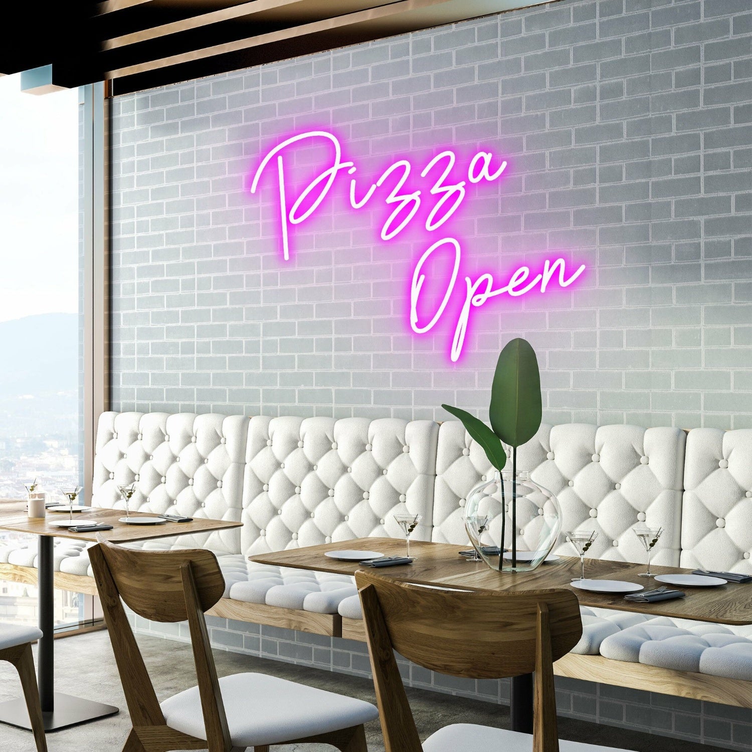 Pizza Open Welcome Pizza Lovers With Bright Neon | Shineneon