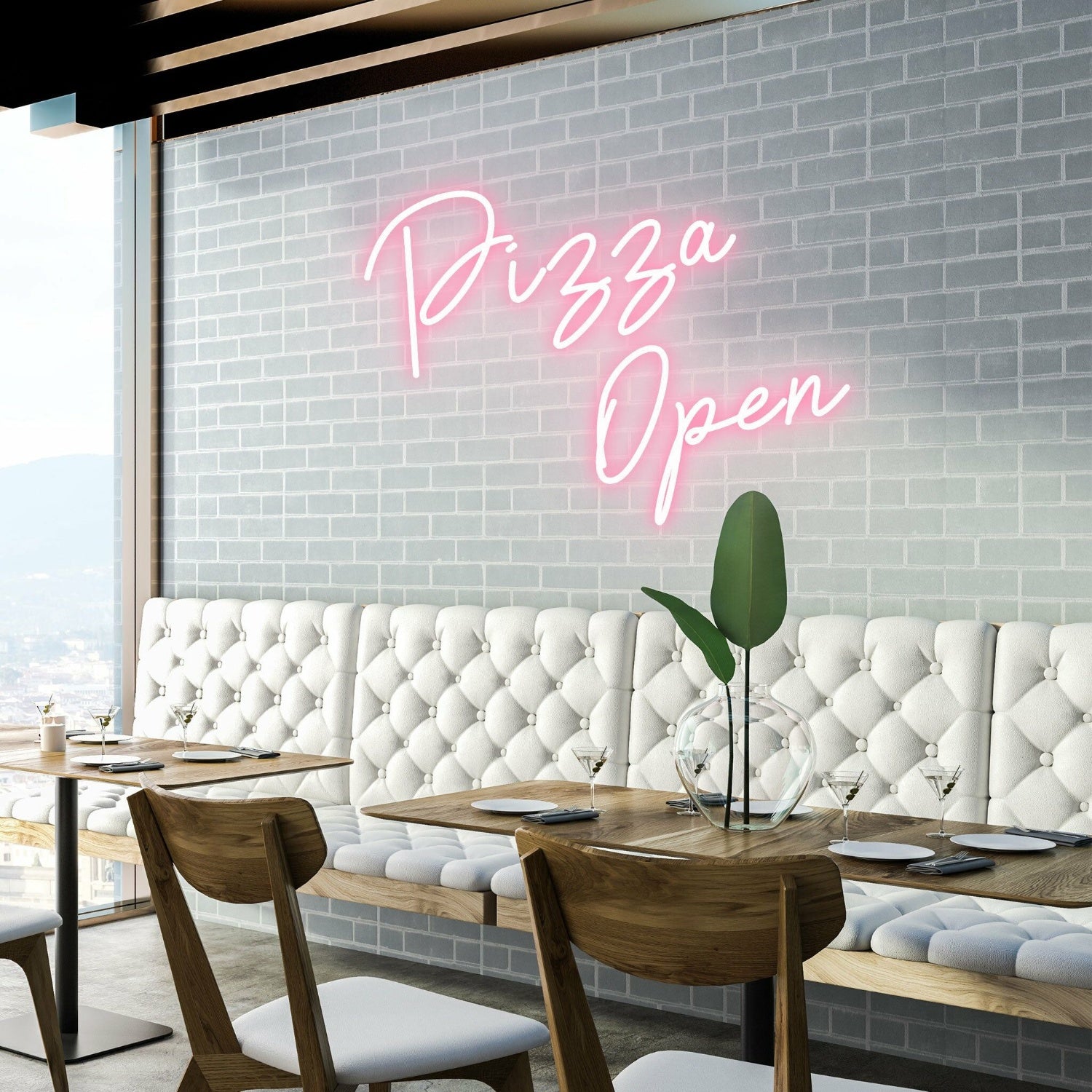 Pizza Open Welcome Pizza Lovers With Bright Neon | Shineneon