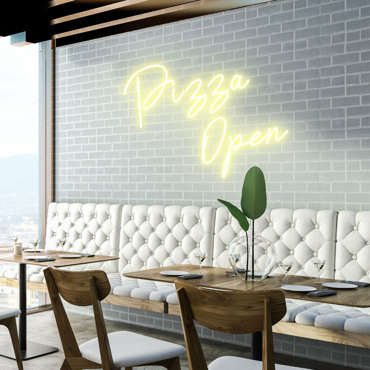 Pizza Open Welcome Pizza Lovers With Bright Neon | Shineneon
