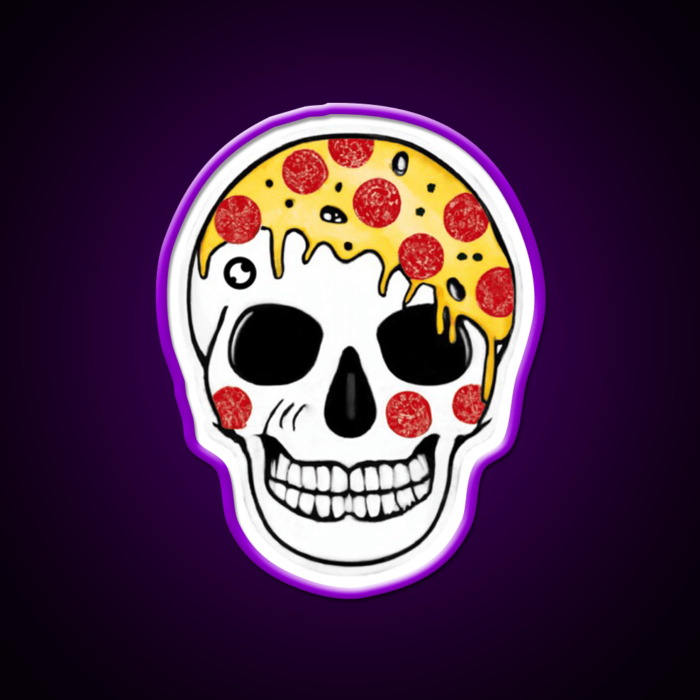 Pizza Or Death Snack Food Led Neon Sign Rgb Color - Shineneon