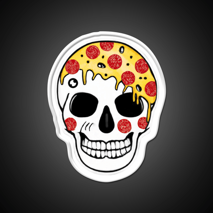 Pizza Or Death Snack Food Led Neon Sign Rgb Color - Shineneon