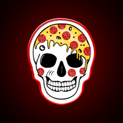 Pizza Or Death Snack Food Led Neon Sign Rgb Color - Shineneon