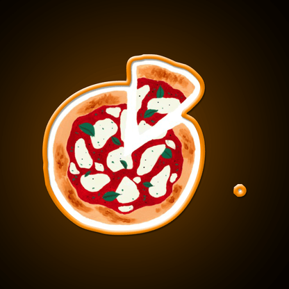 Pizza Painting Fast Food Led Neon Sign For Burger Place Rgb Color - Shineneon