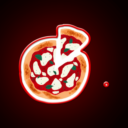 Pizza Painting Fast Food Led Neon Sign For Burger Place Rgb Color - Shineneon