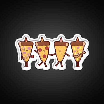 Pizza Party Fast Food Led Neon Sign For Burger Place Rgb Color - Shineneon