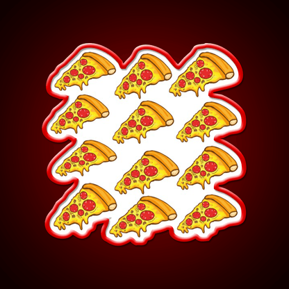 Pizza Patterns Fast Food Led Neon Sign For Burger Place Rgb Color - Shineneon