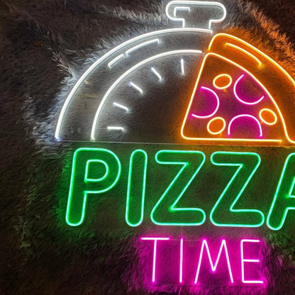 Pizza Restaurant Logo Home Room Restaurant Decor Led Neon Sign | Shineneon