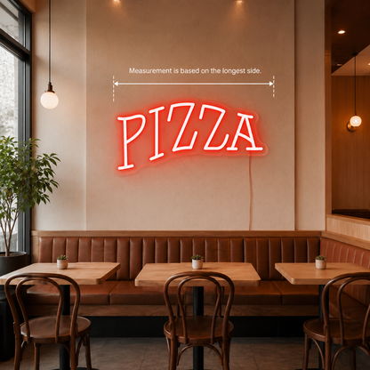 Pizza Retail Wall Art LED Neon Sign - 04 Size Image