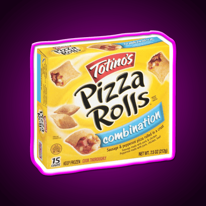 Pizza Rolls Snack Food Led Neon Sign For Snack Room Rgb Color - Shineneon