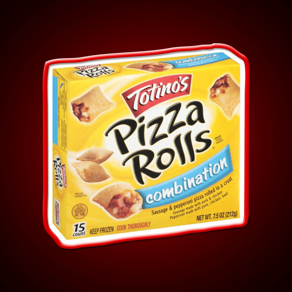 Pizza Rolls Snack Food Led Neon Sign For Snack Room Rgb Color - Shineneon