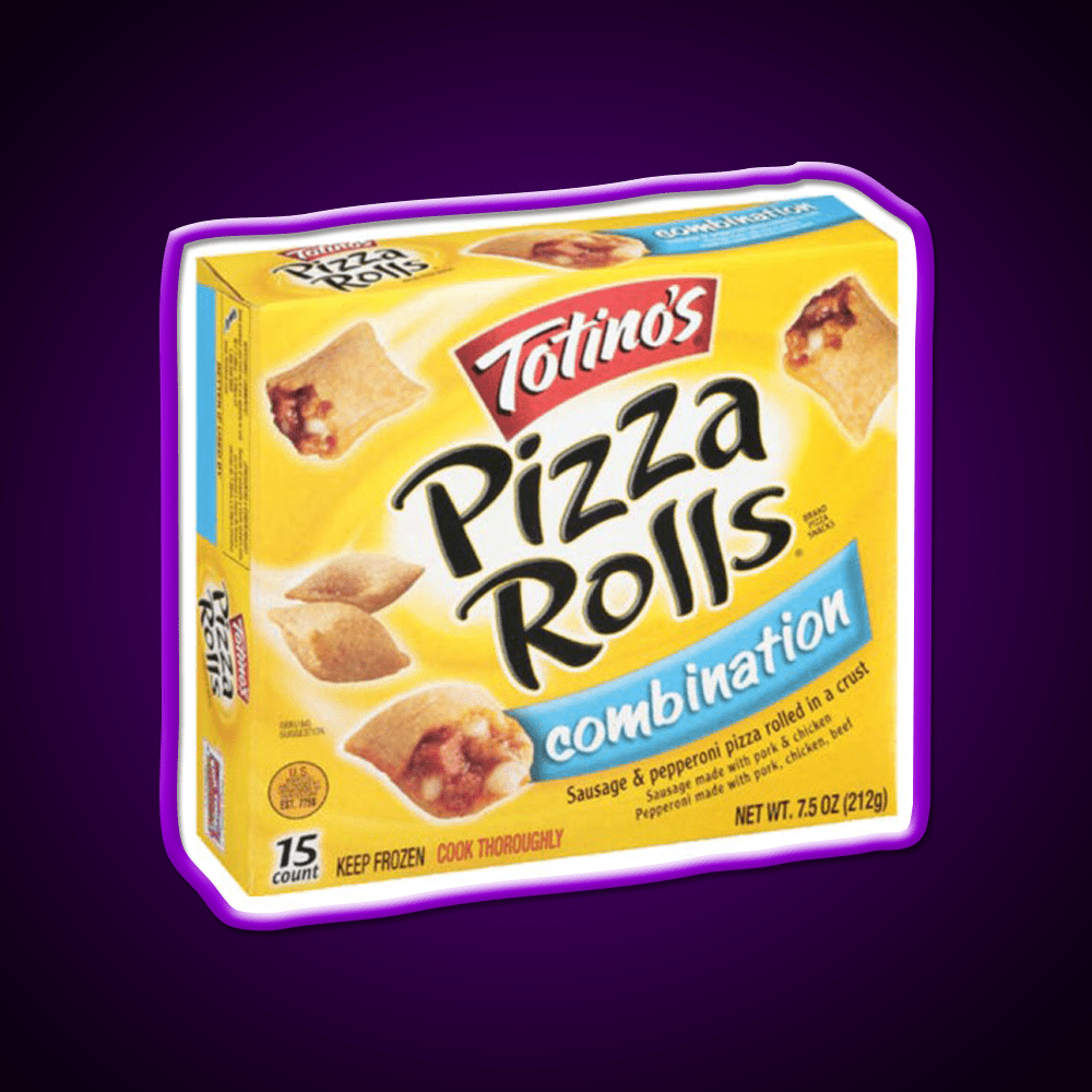 Pizza Rolls Snack Food Led Neon Sign For Snack Room Rgb Color - Shineneon