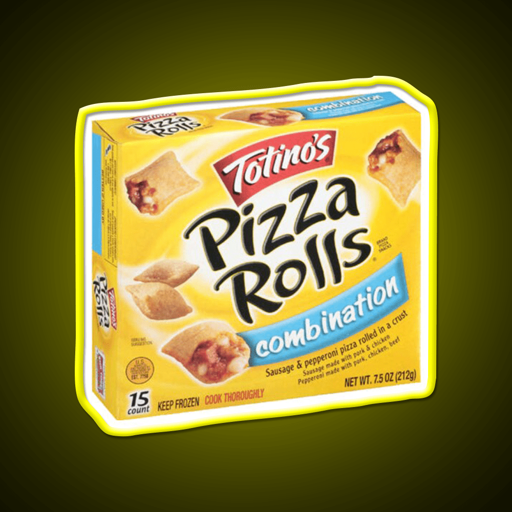 Pizza Rolls Snack Food Led Neon Sign For Snack Room Rgb Color - Shineneon
