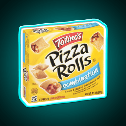 Pizza Rolls Snack Food Led Neon Sign For Snack Room Rgb Color - Shineneon