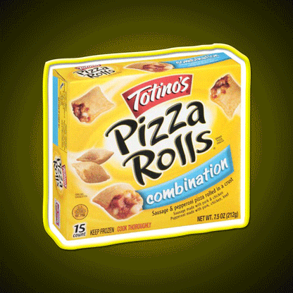 Pizza Rolls Snack Food Led Neon Sign For Snack Room Rgb Color - Custom LED neon sign front view
