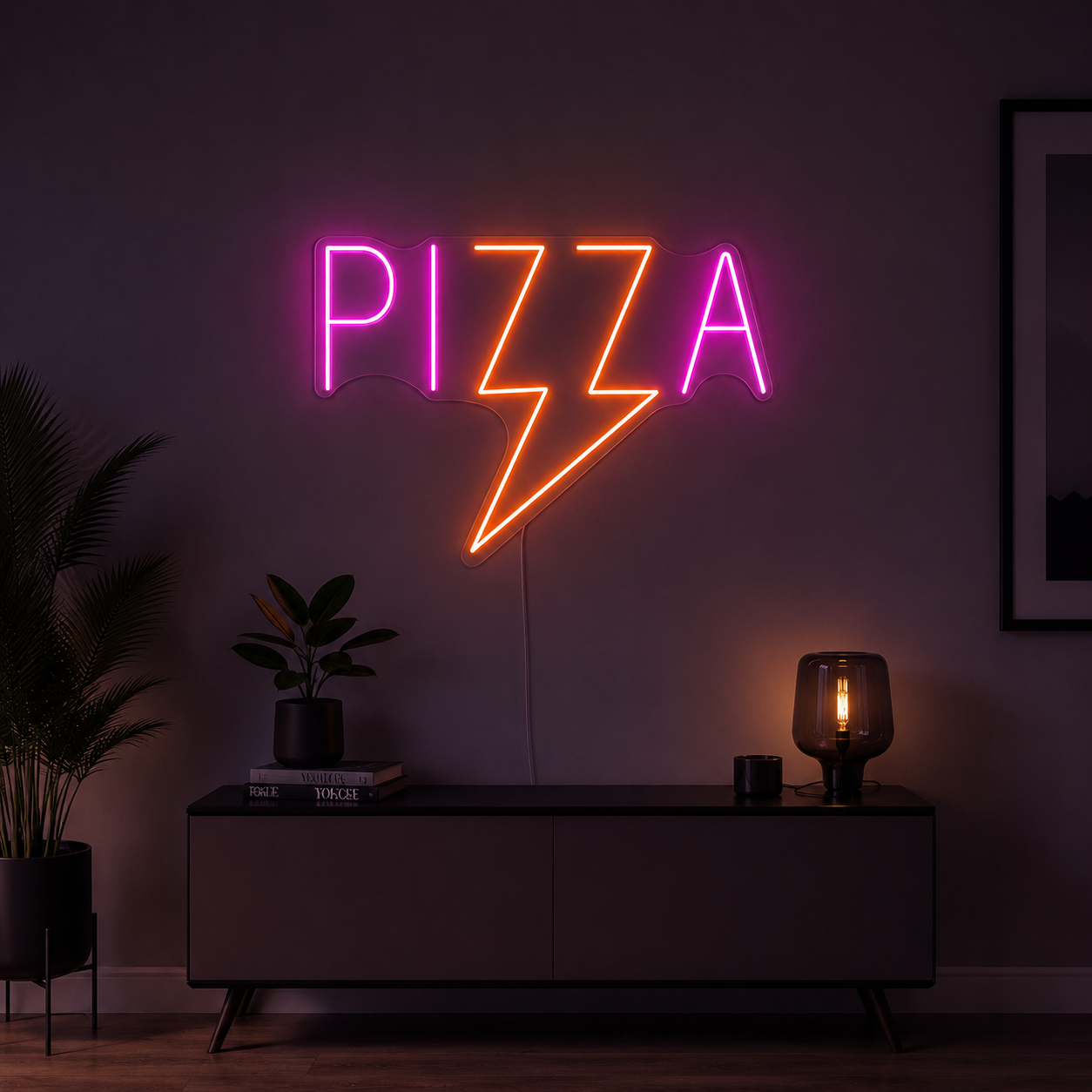 Pizza Room Decor LED Neon Sign Wall Neon Sign - 01 Original Product Image