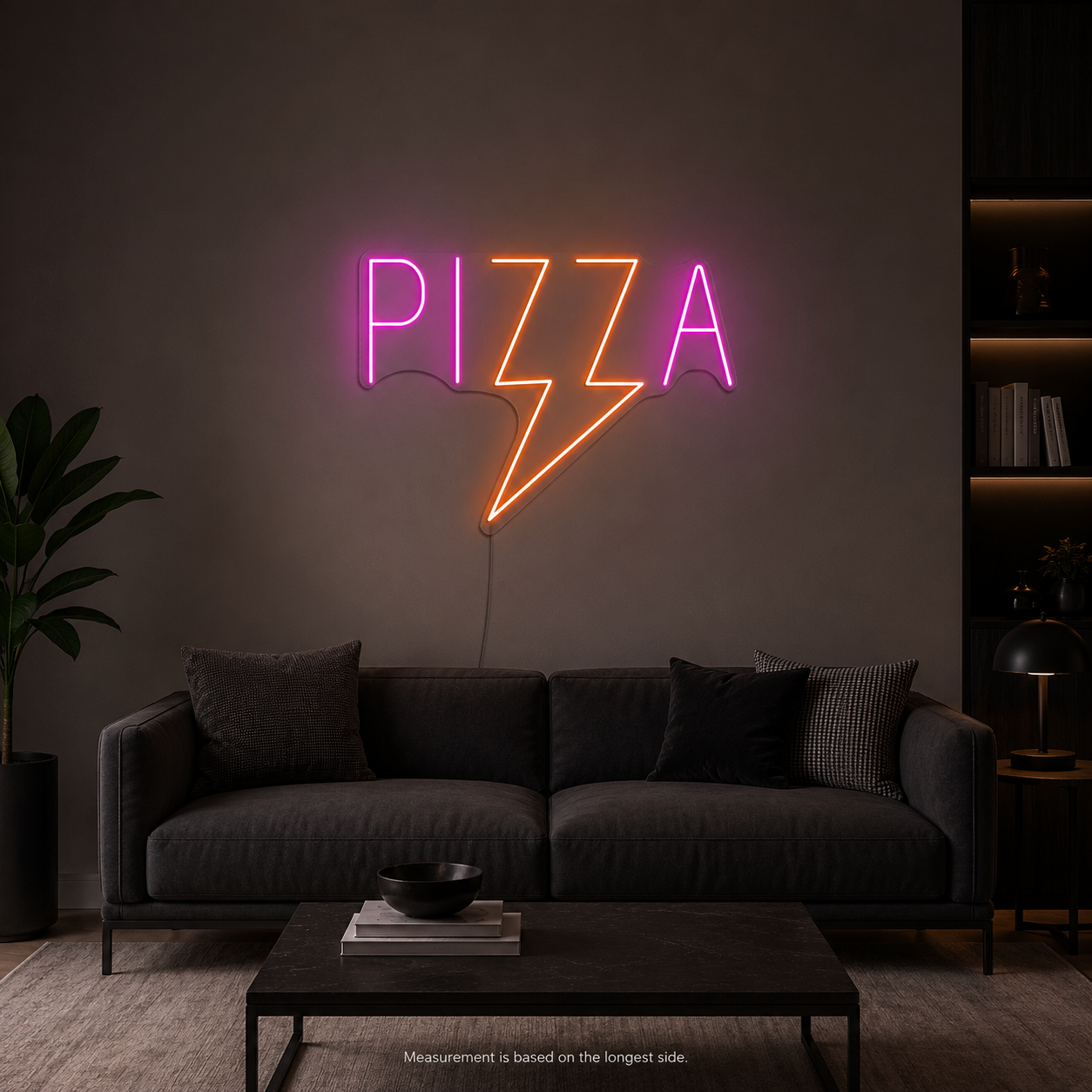 Pizza Room Decor LED Neon Sign Wall Neon Sign - 04 Size Image