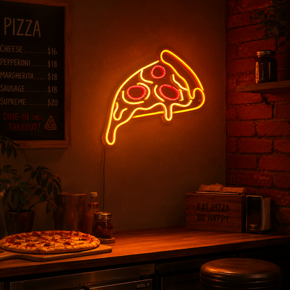 Pizza Shop Wall Art LED Neon Sign - Shineneon