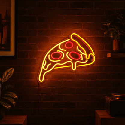Pizza Shop Wall Art LED Neon Sign - Shineneon