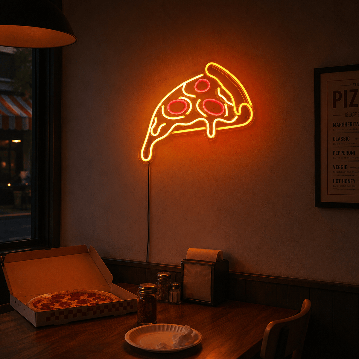 Pizza Shop Wall Art LED Neon Sign - Shineneon