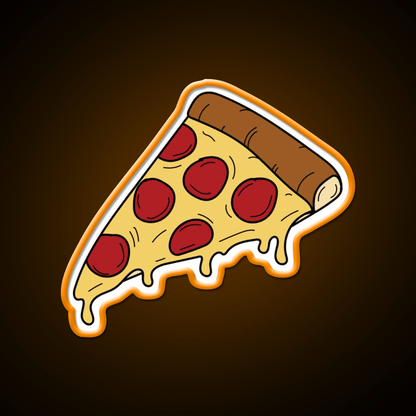 Pizza Slice Fast Food Led Neon Sign For Burger Place Restaurant Led Sign Rgb Color - Shineneon