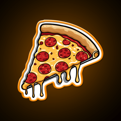 Pizza Slice Fast Food Led Neon Sign For Burger Place Rgb Color - Shineneon