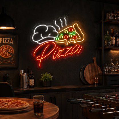 Pizza Slice LED Neon Sign - 02 High-Converting Product Image