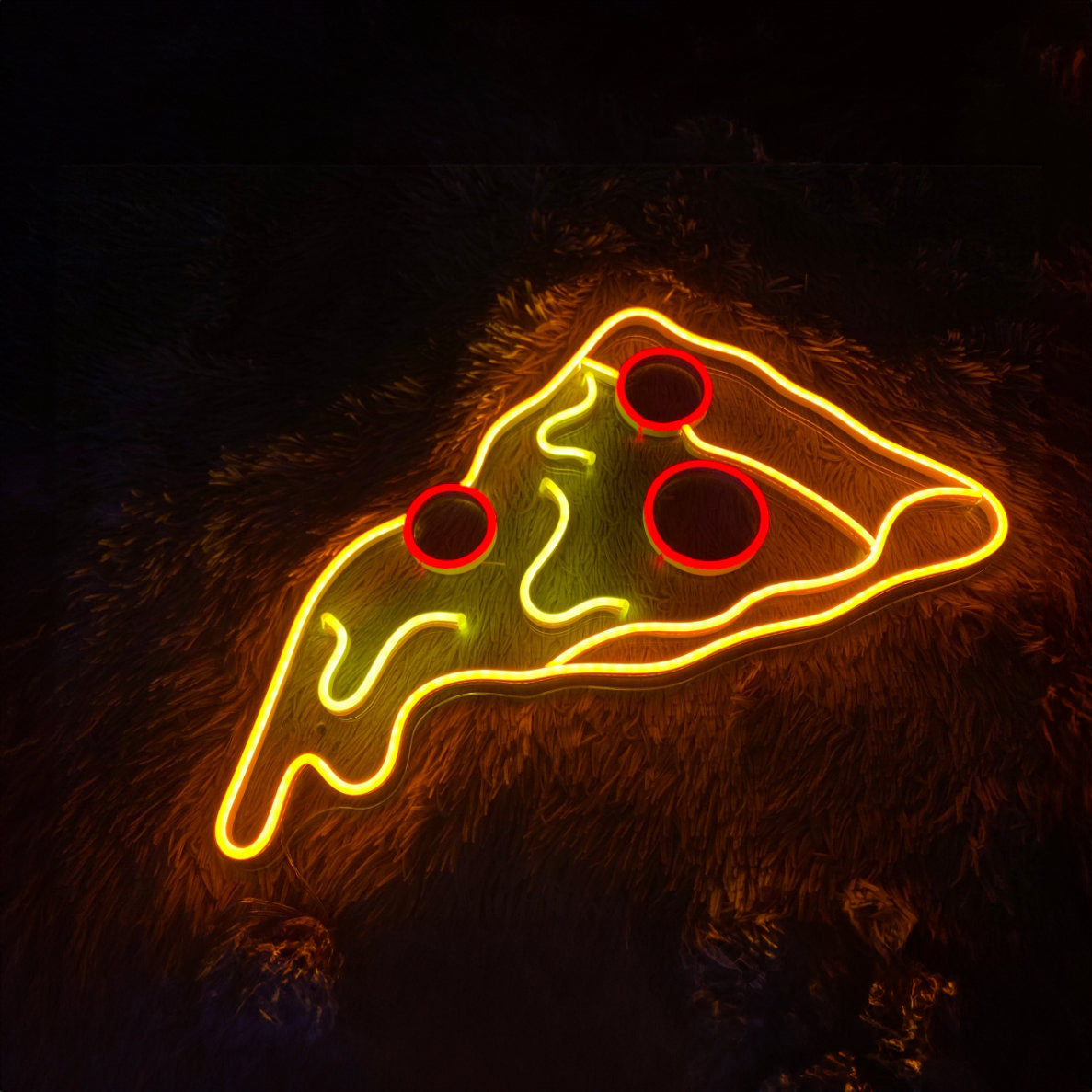 Pizza Slice Led Sign Wall Decor Pizza Led | Shineneon