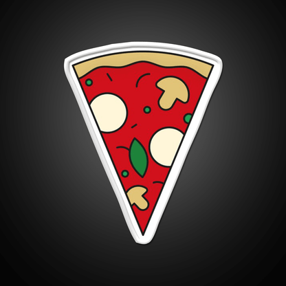 Pizza Slice Margherita Fast Food Led Neon Sign For Burger Place Rgb Color - Shineneon