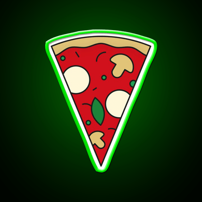 Pizza Slice Margherita Fast Food Led Neon Sign For Burger Place Rgb Color - Shineneon