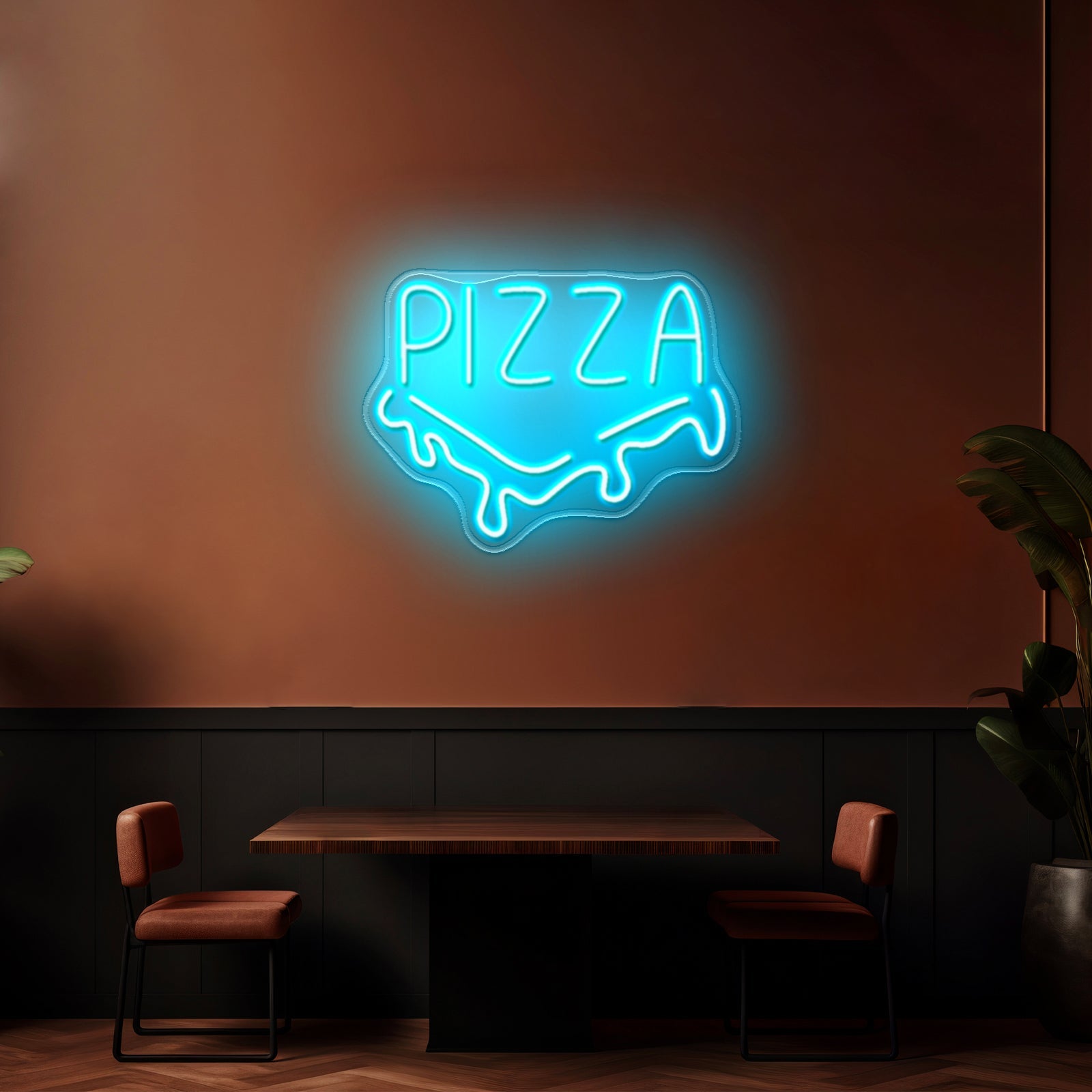 Pizza Slice Neon Acrylic Artwork - Shineneon