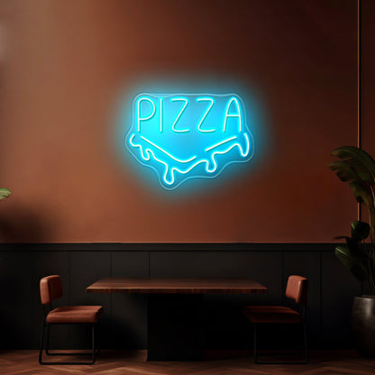 Pizza Slice Neon Acrylic Artwork - Shineneon