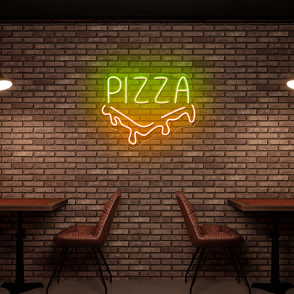 Pizza Slice Neon Acrylic Artwork - Shineneon