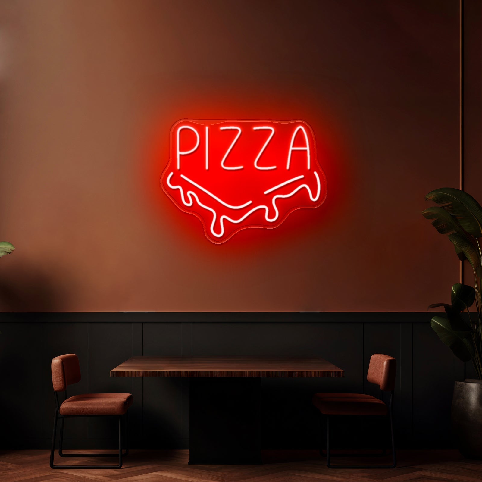 Pizza Slice Neon Acrylic Artwork - Shineneon