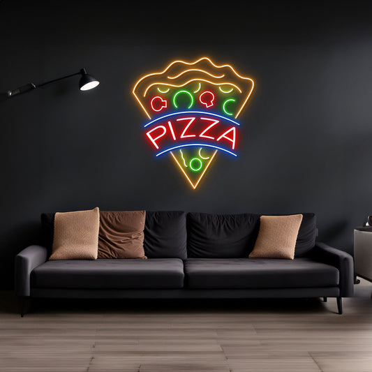 Pizza Slice Neon Sign