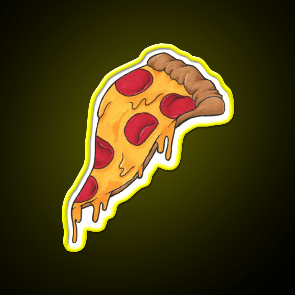 Pizza Snack Food Led Neon Sign For Snack Room Rgb Color - Shineneon