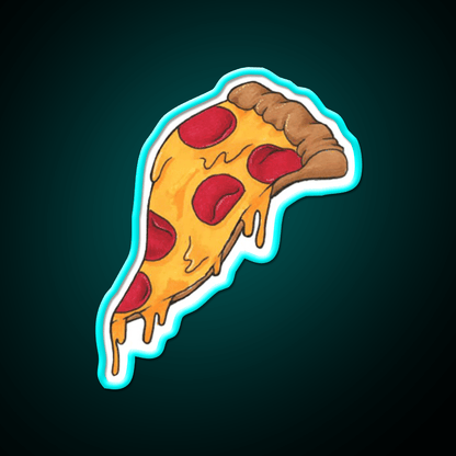 Pizza Snack Food Led Neon Sign For Snack Room Rgb Color - Shineneon