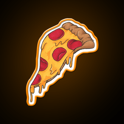 Pizza Snack Food Led Neon Sign For Snack Room Rgb Color - Shineneon