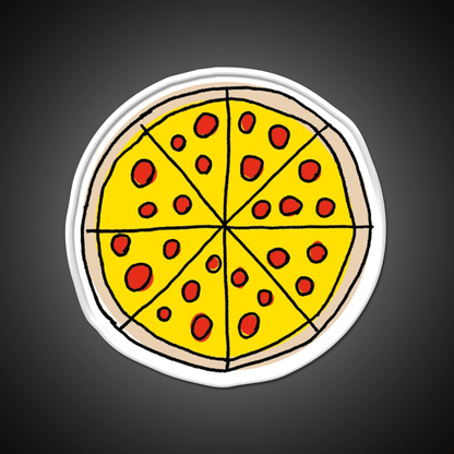 Pizza Snack Food Led Neon Sign For Vending Area Rgb Color - Shineneon