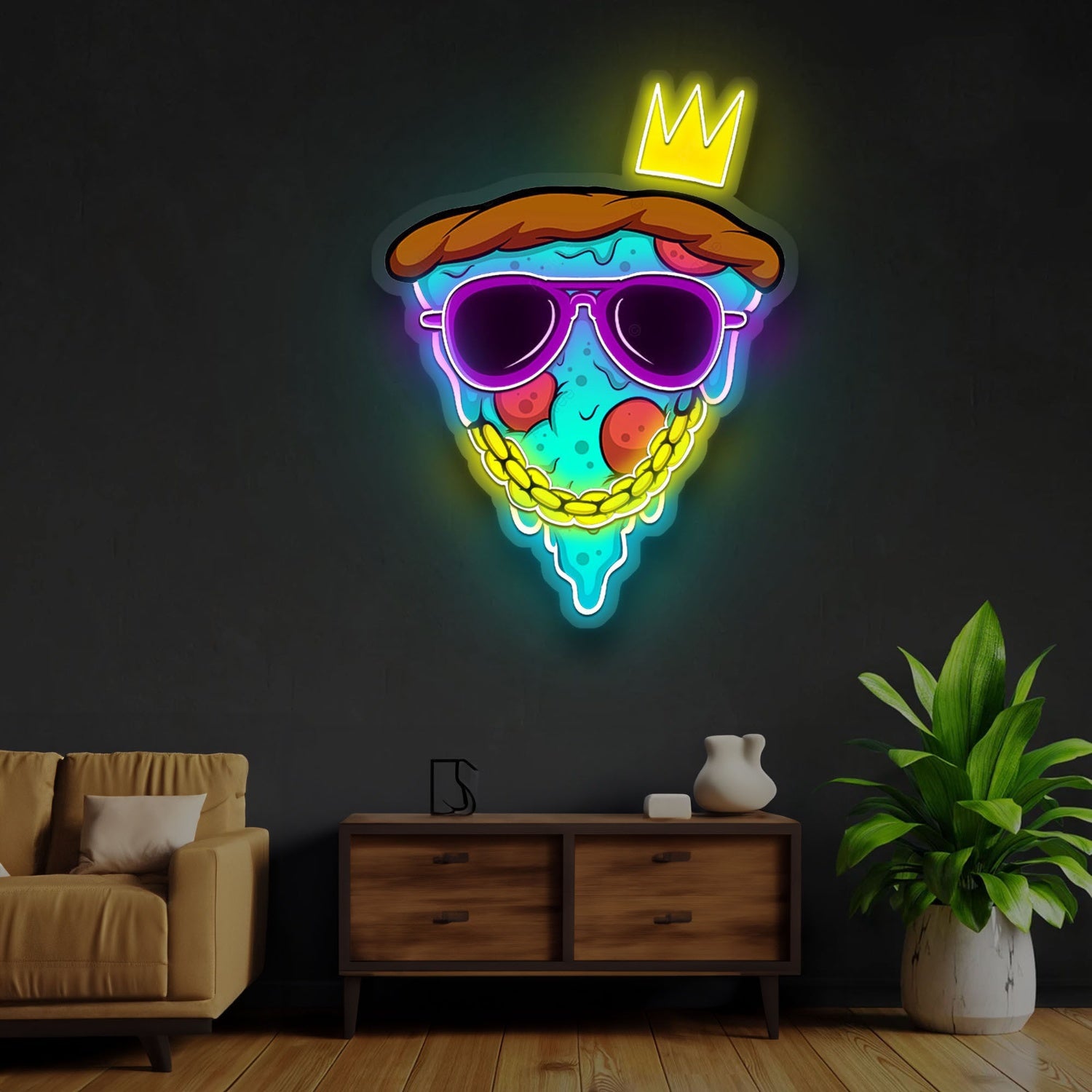 Pizza Swag Led Neon Sign X Acrylic Artwork | Shineneon