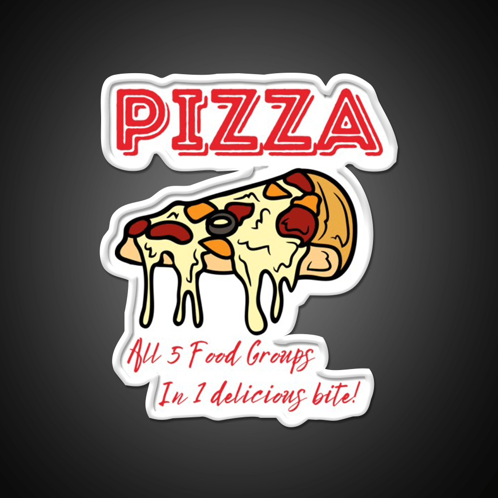 Pizza The Ultimate Food Snack Food Led Neon Sign Rgb Color - Shineneon