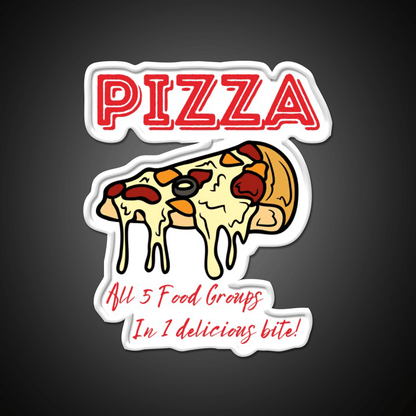 Pizza The Ultimate Food Snack Food Led Neon Sign Rgb Color - Shineneon