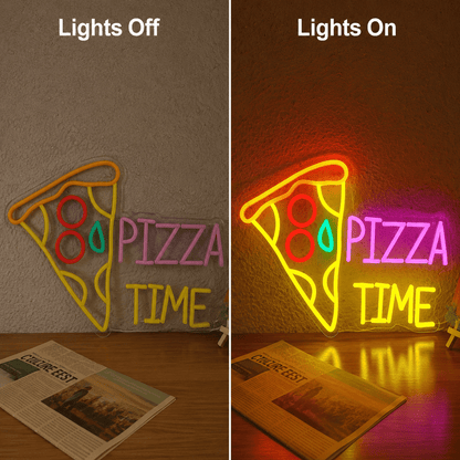 Pizza Time LED Neon Sign - Shineneon
