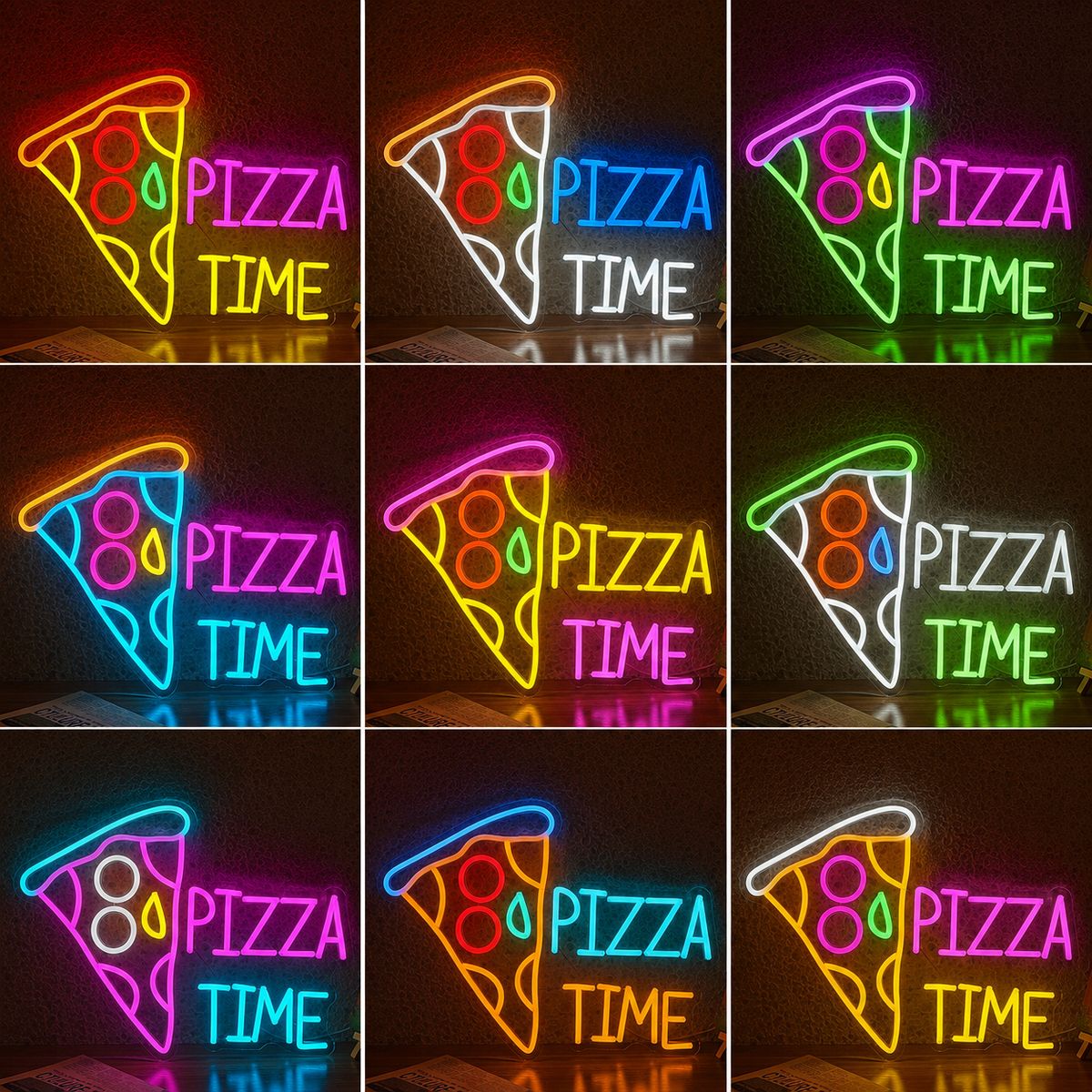 Pizza Time LED Neon Sign - Shineneon