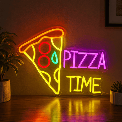 Pizza Time LED Neon Sign - Shineneon