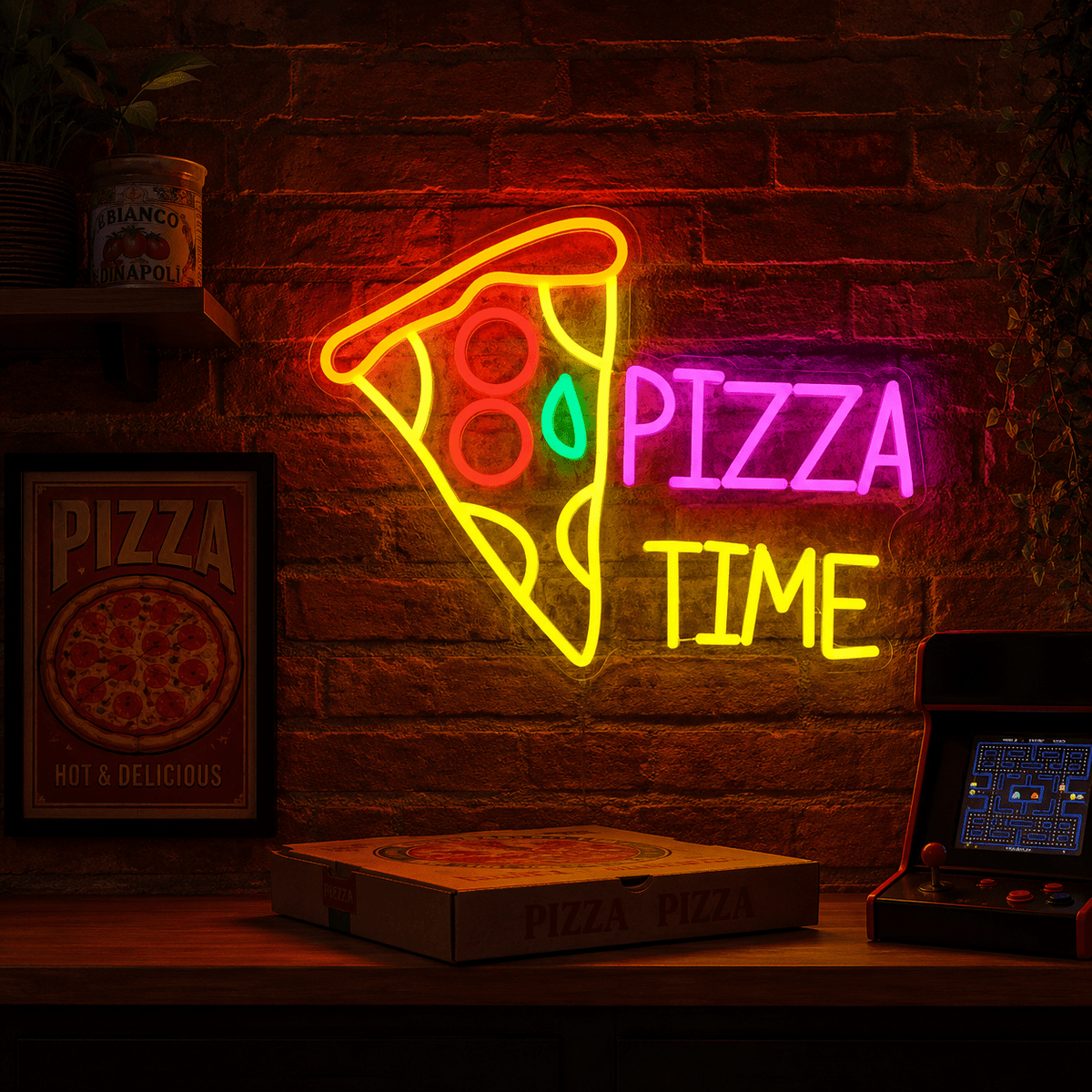 Pizza Time LED Neon Sign - Shineneon
